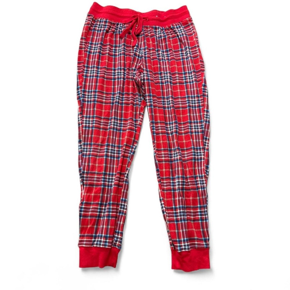 Target Wondershop Red Plaid Holiday Pajama Jogger Pants, Women's Size‎ M